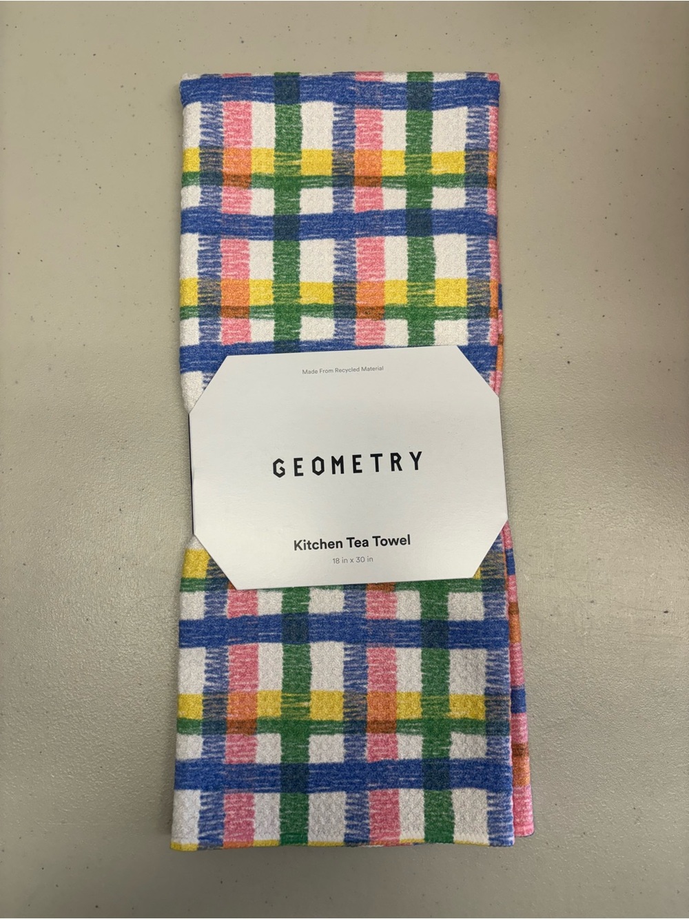 NWT Geometry Tea Towel